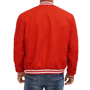 Custom High Quality Adult Baseball Versity <b>Jacket</b> Color Fleece Versity <b>Jacket</b> for <b>Mens</b> - Product Image 5