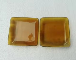 Plateau de service élégant en corne de vache indienne personnalisée, plat à fruits décoratif en agate, bol en corne de buffle naturelle poli, fait à la main - Product Image 6