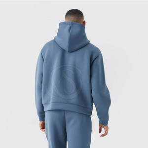 Nuevo Conjunto Deportivo de Invierno para Hombre con Capucha, Color Sólido, Estilo Casual, Dos Piezas, Corte Regular - Product Image 4