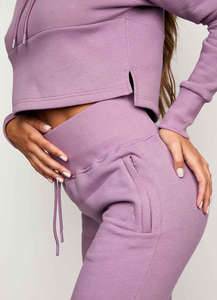 Conjunto Deportivo de Dos Piezas de Algodón Orgánico de Diseño Personalizado para Mujer en Diferentes Tallas y Colores, Conjunto Deportivo Transpirable para Mujer - Product Image 5