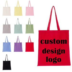 Sac fourre-tout de luxe avec logo d'entreprise personnalisé Sacs à provisions de vêtements de recyclage Sacs en toile de coton réutilisables respectueux de l'environnement - Product Image 4