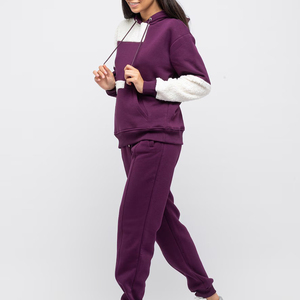 ชุดวอร์มมีฮู้ดสำหรับผู้หญิง, ชุดวอร์มแฟชั่นกางเกงสองชิ้นระบายอากาศได้ดีขนาดใหญ่พิเศษสำหรับใส่ในฤดูร้อนโลโก้ฤดูใบไม้ร่วง - Product Image 2