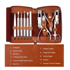 Best Quality <b>Nail</b> Grooming <b>Kit</b> Stainless Steel Manicure Set Pedicure Tools <b>Nail</b> Nippers Cuticle Nippers <b>Nail</b> Pusher Dead Skin - Product Image 1