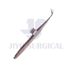 Ciseaux à iris de marque De Wecker Lames de 12mm Ciseaux chirurgicaux manuels en acier inoxydable - Product Image 2