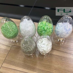 Granulés R-<span class=keywords><strong>PET</strong></span> transparents clairs, granulés de <span class=keywords><strong>PET</strong></span> recyclés, emballage, bouteille, fibres et filaments, matière plastique brute à vendre, certifié GRS - Product Image 2