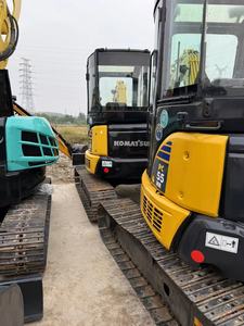 Gran oferta de excavadoras de orugas Komatsu PC55MR de segunda mano en Japón, con piezas de motor central - Product Image 6