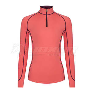 Chemise d'équitation à couche de base pour femme Maillot de corps d'équitation respirant évacuant l'humidité - Product Image 1