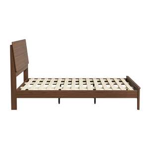 Modern Home Furniture Solid Wood Double & Queen <b>Bed</b> <b>Frame</b> in Claro Walnut - Product Image 5