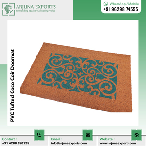 พรมเช็ดเท้ามะพร้าวแบบทอจาก PVC สำหรับปูพื้นอุตสาหกรรมและปูพื้นทางเข้าและบันได - Product Image 4