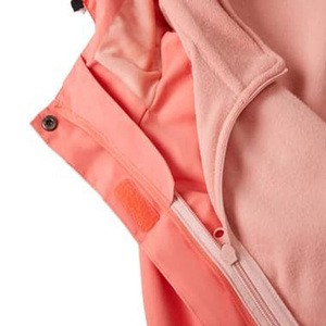 Veste coupe-vent personnalisée pour hommes, veste longue à fermeture éclair en polyester de couleur unie imperméable pour l'hiver en plein air style High Street - Product Image 4