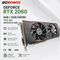 PCWINMAX RTX 2060 Super 6GB/12GB GDDR6 PCI Express Fan Gaming GPU Hemat Biaya Langsung dari Pabrik untuk Peningkatan PC Desktop
