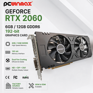 PCWINMAX Tarjeta Gráfica RTX <span class=keywords><strong>2060</strong></span> Super 6GB/12GB GDDR6 PCI Express con Ventilador, Económica, Directo de Fábrica, para Actualización de PC de Escritorio - Product Image 1