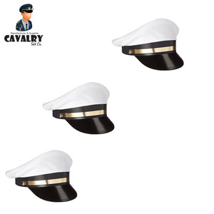 <b>White</b> & <b>Black</b> Color Women <b>Hat</b> With Embroidery Different Design Lady Officer <b>Hats</b> by CAVALRY SKT COMPANY - Product Image 6