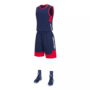 Vente directe d'usine-Ensemble de vêtements de basket-ball de conception personnalisée de meilleure qualité 100% short en jersey respirant en polyester équipe OEM de grande taille - Product Image 6