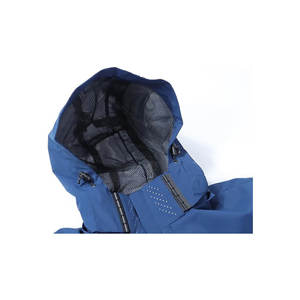 Chaqueta Cortavientos con Capucha para Hombre, Venta Directa de Fábrica, Lona Impermeable, Transpirable, Ecológica, de Secado Rápido, Color Sólido, OEM - Product Image 5