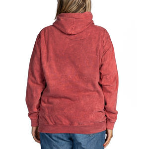 Sudadera con Capucha para Mujer, Estilo Lavado Ácido, Bolsillos Delanteros, Logotipo, Tela de Lona, Largo Regular, Elegante y Cómoda para Llevar a Todas Partes - Product Image 2