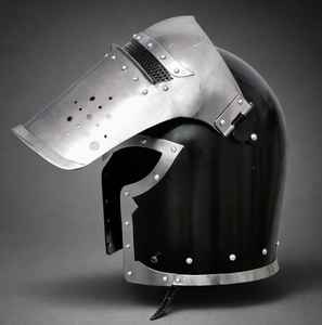 Casco con Visera Barbuta, Diseño Moderno, Decoración Ecológica de Aluminio para Mesa, Cumpleaños, Hogar - Product Image 3