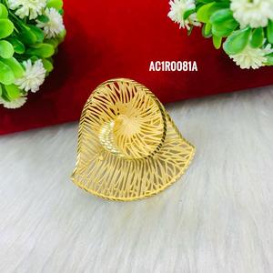 Nueva joyería de moda, anillos de dedo de buena calidad, joyería de un gramo chapada en oro de 18 quilates para mujer - Product Image 2