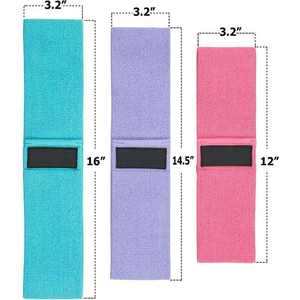 Banda de Glúteos de Poliéster Zavi Sports, Banda de Ejercicio Antideslizante para Yoga y Gimnasio, Levantamiento de Pesas - Product Image 6