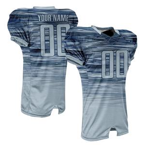 Uniforme de fútbol americano personalizado para adultos y jóvenes, camiseta de fútbol transpirable con cuello en V, uniforme de fútbol Atlético de malla - Product Image 5