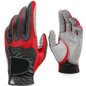 Gants de golf unisexes respirants en peau de mouton pour adultes, légers et durables, vêtements de sport en cuir véritable, logo personnalisé pour la main gauche, tous - Product Image 3