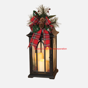 Linterna colgante decorativa para el hogar de hierro de Metal de primera calidad, accesorios de decoración de Navidad, portavelas, linterna colgante - Product Image 4