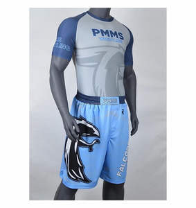 Maillot de football américain athlétique résistant aux odeurs sans couture 7v7 uniforme anti-transpiration tissu extensible tous temps Fit 7v7 - Product Image 5