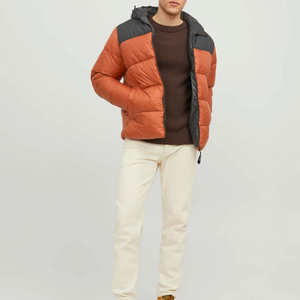 Low MOQ Stylish Winter Puffer Down <b>Jacket</b> Street Wear Insulated Cold Wear <b>Padded</b> Puffer <b>Hooded</b> Winter <b>Jacket</b> - Product Image 3
