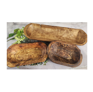 Eco-Friendly Household Wooden <b>Dough</b> <b>Bowl</b> Decorative mala and Candle Base Handmade Wood <b>Bowl</b> top design - Product Image 4