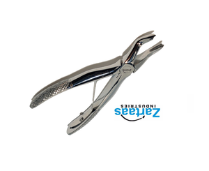 Pince dentaire en acier inoxydable de haute qualité pour enfants-pour molaires supérieures-avec ressort - Product Image 3