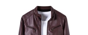 Chaquetas de cuero genuino de alta calidad: una moda clásica básica Durabilidad Atemporal Elegancia elegante Moda Mate Brillante - Product Image 5