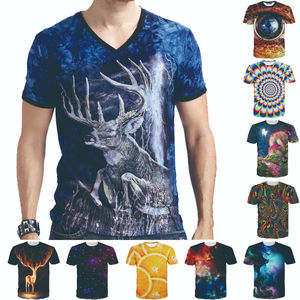 เสื้อยืดผ้าฝ้ายทรงหลวมเข้ารูปสำหรับผู้ชายเสื้อยืดพิมพ์ลายกราฟิกพิมพ์โลโก้ตามสั่งขนาดพิเศษ - Product Image 1