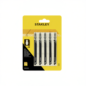 Juego de 5 hojas de sierra para madera mixta Stanley con accesorio en forma de 'T' - Product Image 2