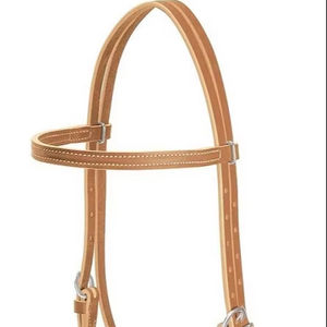 Nouvel arrivage Ensemble de bride de cheval de selle occidentale en cuir véritable Headstall et Tack pour les amateurs de cow-boy et de cheval - Product Image 1