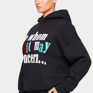 Prix de gros – Survêtement d'hiver à capuche 100 % coton à manches longues pour femme / Vente flash – Sur mesure, écologique et respirant - Product Image 5
