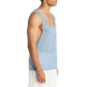 เสื้อกล้ามผู้ชายรุ่นใหม่คุณภาพสูง ผลิตอย่างมืออาชีพ สำหรับออกกำลังกายในยิม พร้อมโลโก้แบบกำหนดเอง - Product Image 3