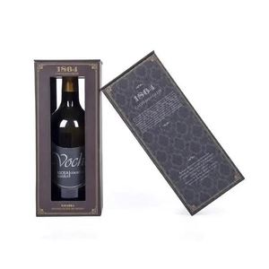 Spalline rotonde per <span class=keywords><strong>la</strong></span> presentazione dei vini per trasporto aereo da viaggio trasparente in plastica rigida con base Laser scatola per vino in legno - Product Image 5