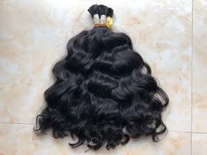 Cheveux Vierges Ondulés Naturels en Vrac Vente en Gros de Cheveux Humains Bruts Non Transformés Pleine Cuticule Alignée usine de cheveux du Vietnam - Product Image 6