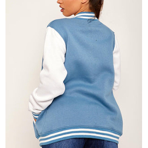 Nuevo diseño de gran tamaño Chenille bordado chaqueta Letterman chaqueta Streetwear abrigo Varsity Bomber chaqueta para niñas mujeres Hip Hop - Product Image 6