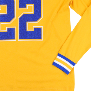 Camiseta de Manga Larga Sigma Gamma Rho Dorada para Mujer, Camiseta con Letras Griegas SGR, Top Deportivo, Ropa de Sororidad - Product Image 5