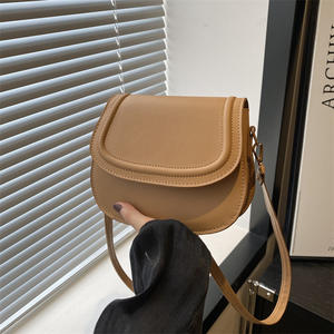 Bolso de Hombro de Verano para Mujer, Estilo Occidental Informal Retro, Color Sólido, Pequeño, Nueva Moda - Product Image 2