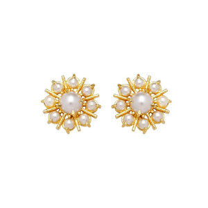 Nouveau Collier en Rotin Blanc Élégant avec Accent de Perle - Product Image 3