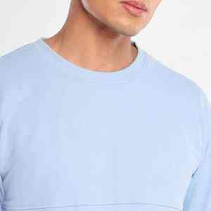 Nuevo diseño de gran tamaño Fit hombres chándal-Casual Streetwear T precio al por mayor chándal Unisex transpirable - Product Image 3