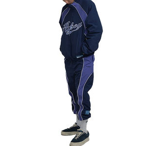 Venta al por mayor de ropa de calle personalizada de alta calidad para hombre chándal cortavientos transpirable de nailon adultos Jogging bordado Diseño Maternidad - Product Image 3