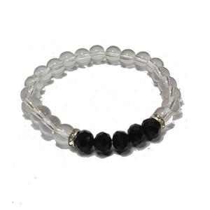 High quality Black <b>Obsidian</b> Crystal Beads Stone <b>Bracelet</b> Crystal Gemstone Fashion Jewelry Men and Women Gift Energy Meditation - Product Image 5
