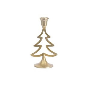 Soporte de luz de té de metal negro personalizado con acabado antiguo para Vela decorativa de mesa de Navidad votiva - Product Image 5