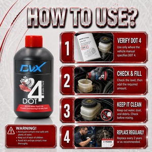 Liquide de frein DVX DOT 4 500 ml - Product Image 3