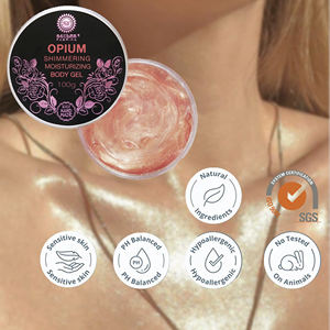 เจลบำรุงผิวกาย OEM Brightening 100 กรัม สูตรเข้มข้น ให้ผิวเปล่งประกายแบบตะวันออกยามค่ำคืน บำรุงผิวให้ชุ่มชื้น สวยงามเปล่งปลั่ง ผลิตภัณฑ์จากยุโรป ด้วยส่วนผสมจากพฤกษศาสตร์ - Product Image 2