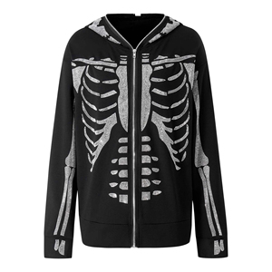 Drop Shoulder Zippered Heavyweight 400GSM/450GSM Sudadera con capucha de lana con bordado de diamantes de imitación Crop de invierno para hombres y mujeres - Product Image 1