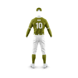 Uniforme de béisbol de alta calidad Uniforme de Béisbol Juvenil Recién llegado Uniforme de béisbol de alta calidad Soporte Color sólido Comodidad - Product Image 6